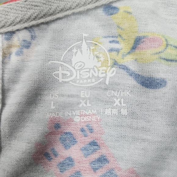 Disney Parks Shirt Womens XL Gray Mickey Minnie Donald Goofy Pluto 2020 Tee Top - Picture 7 of 14
